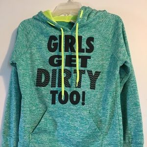 “Girls get dirty too!” Off road Vixens sweatshirt